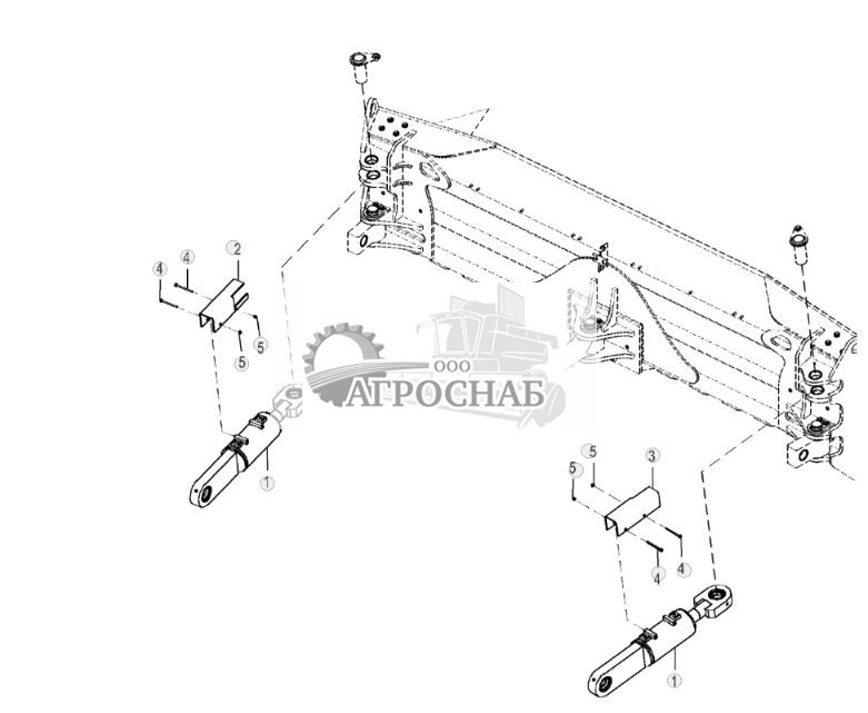 Цилиндр наклона, механический поворотный отвал - ST947487 315.jpg